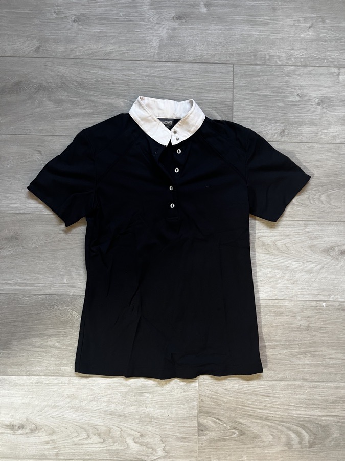 Animo Black and White Polo - Women’s Small