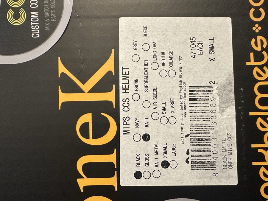 ONE K Helmet xs