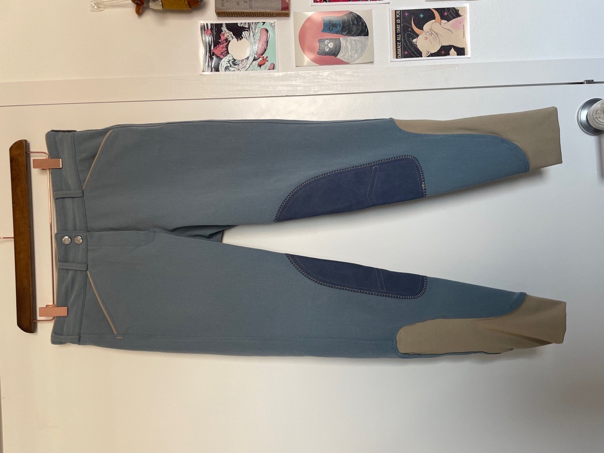 Blue Dover Breeches-US 26