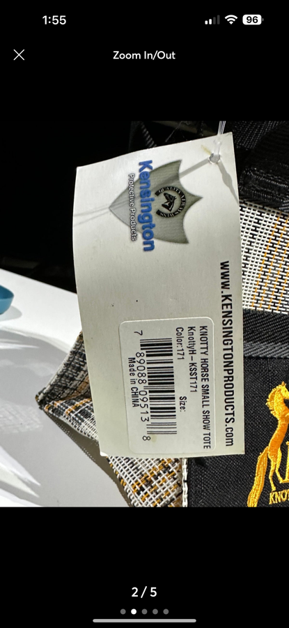 Kensington Knotty Horse Collab Grooming Tote