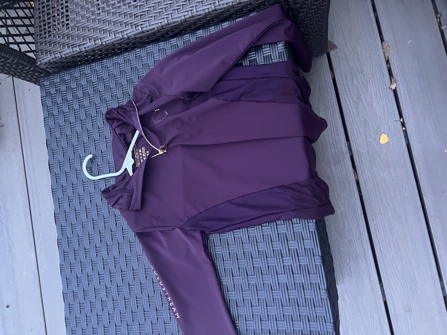 Fig colored coldstream equestrian long sleeve