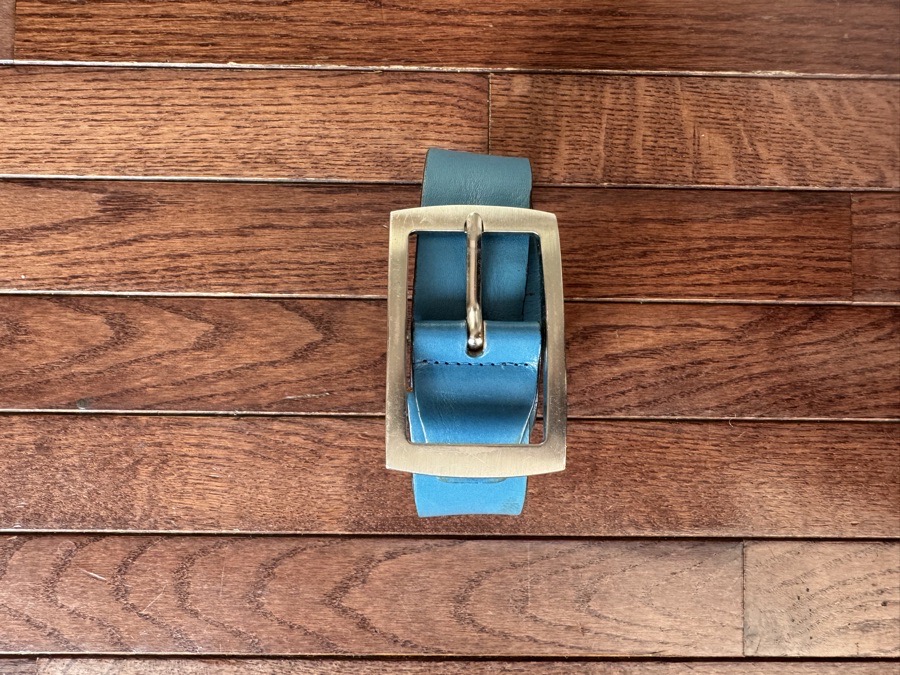 Blue Italian Belt 