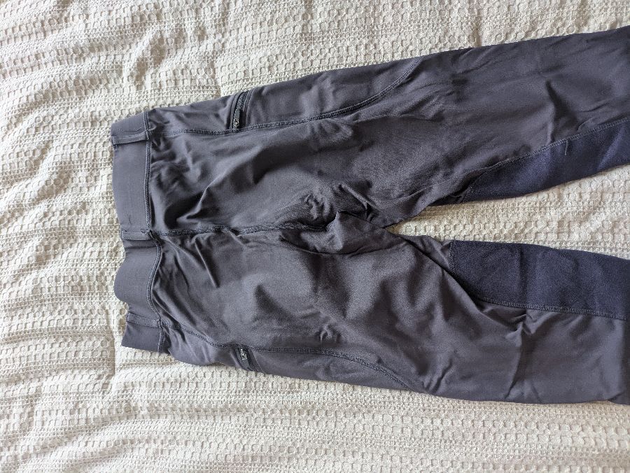 XS WOMENS RIDING TIGHTS, NAVY