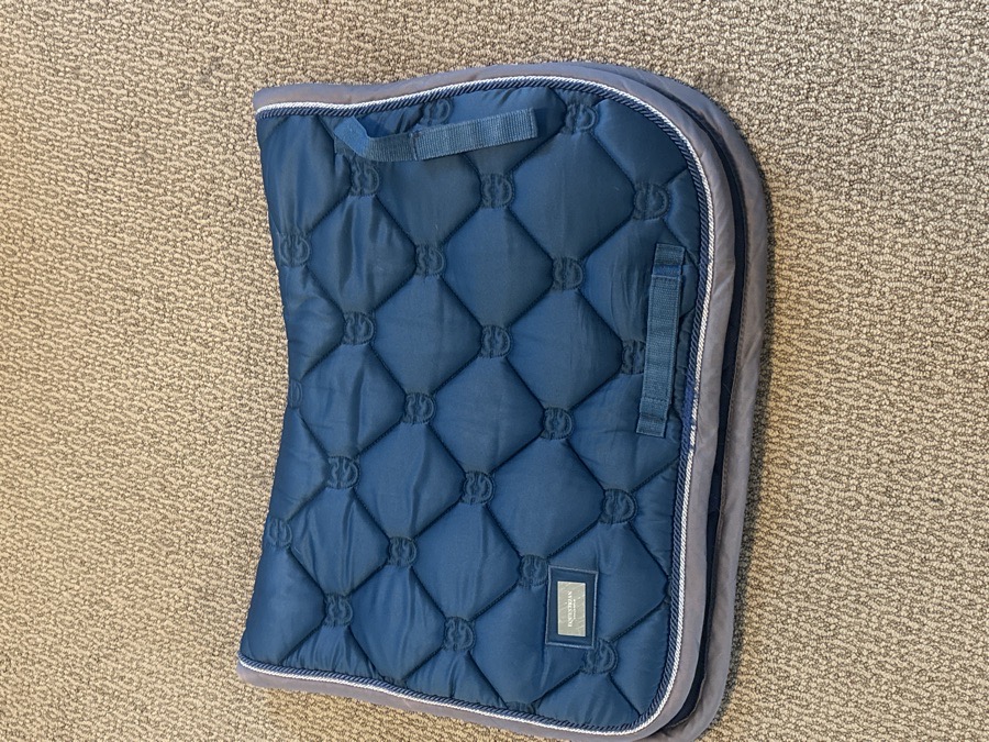 Blue Equestrian Stolkholm horse pad