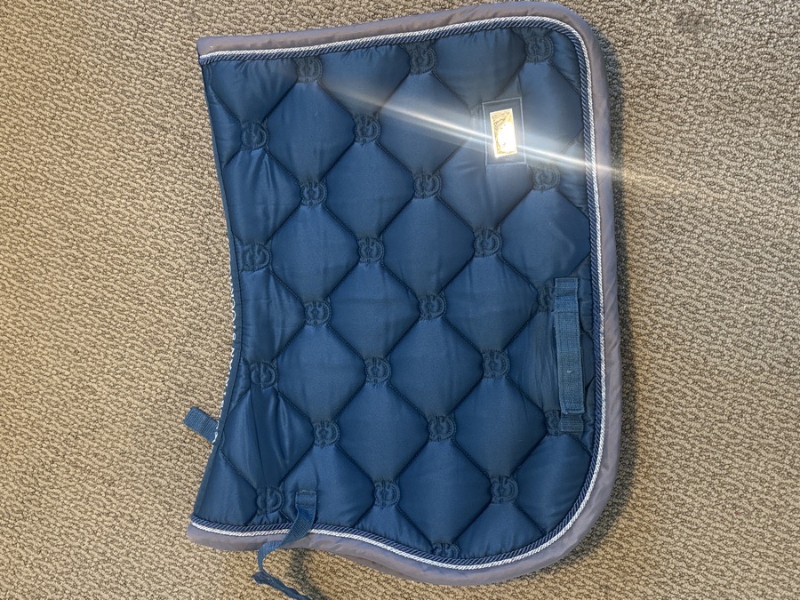 Blue Equestrian Stolkholm horse pad