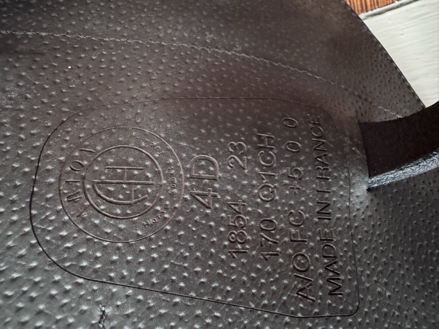 17” Arion 4D Dressage Saddle - 2023 - 1CH - Full Buffalo - BRAND NEW!