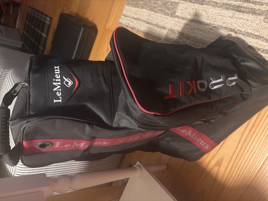 LEMIEUX helmet and boot bag