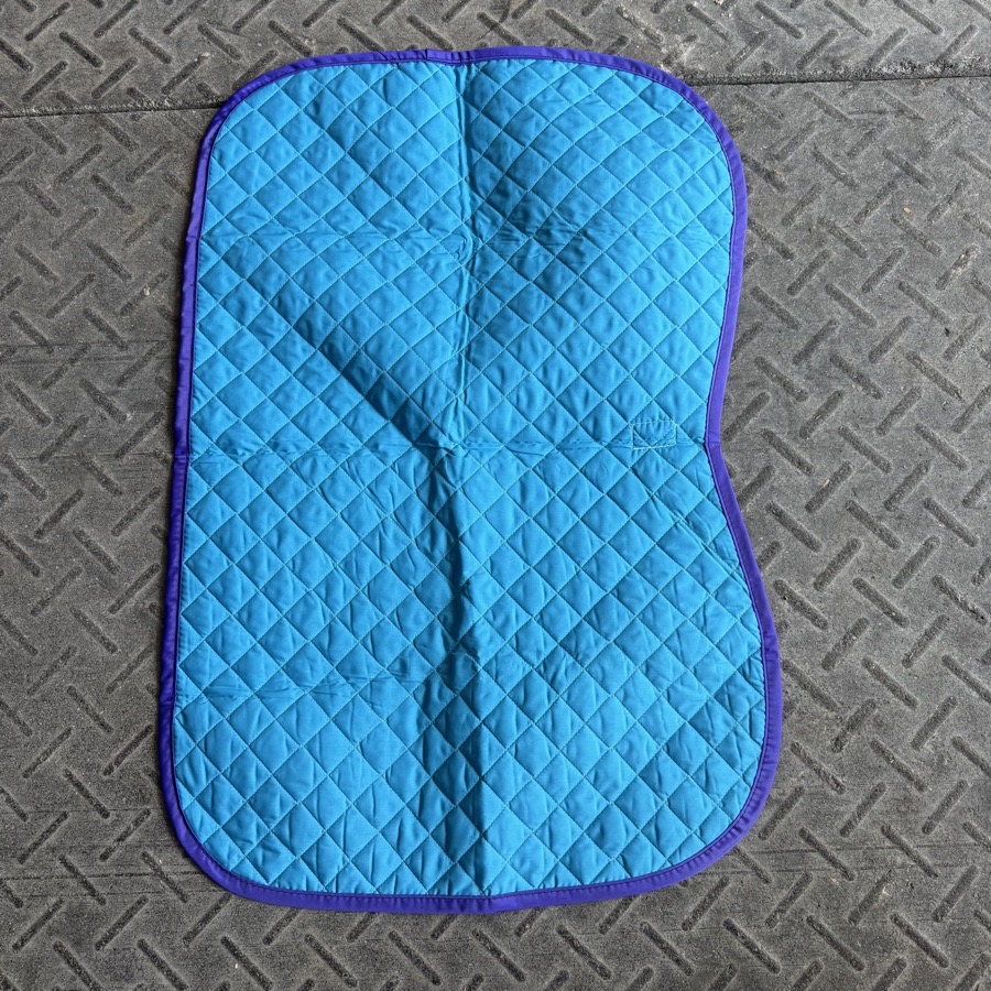 Wilker’s Blue/Purple Horseback Riding English Baby Saddle Pad. Good Condition.