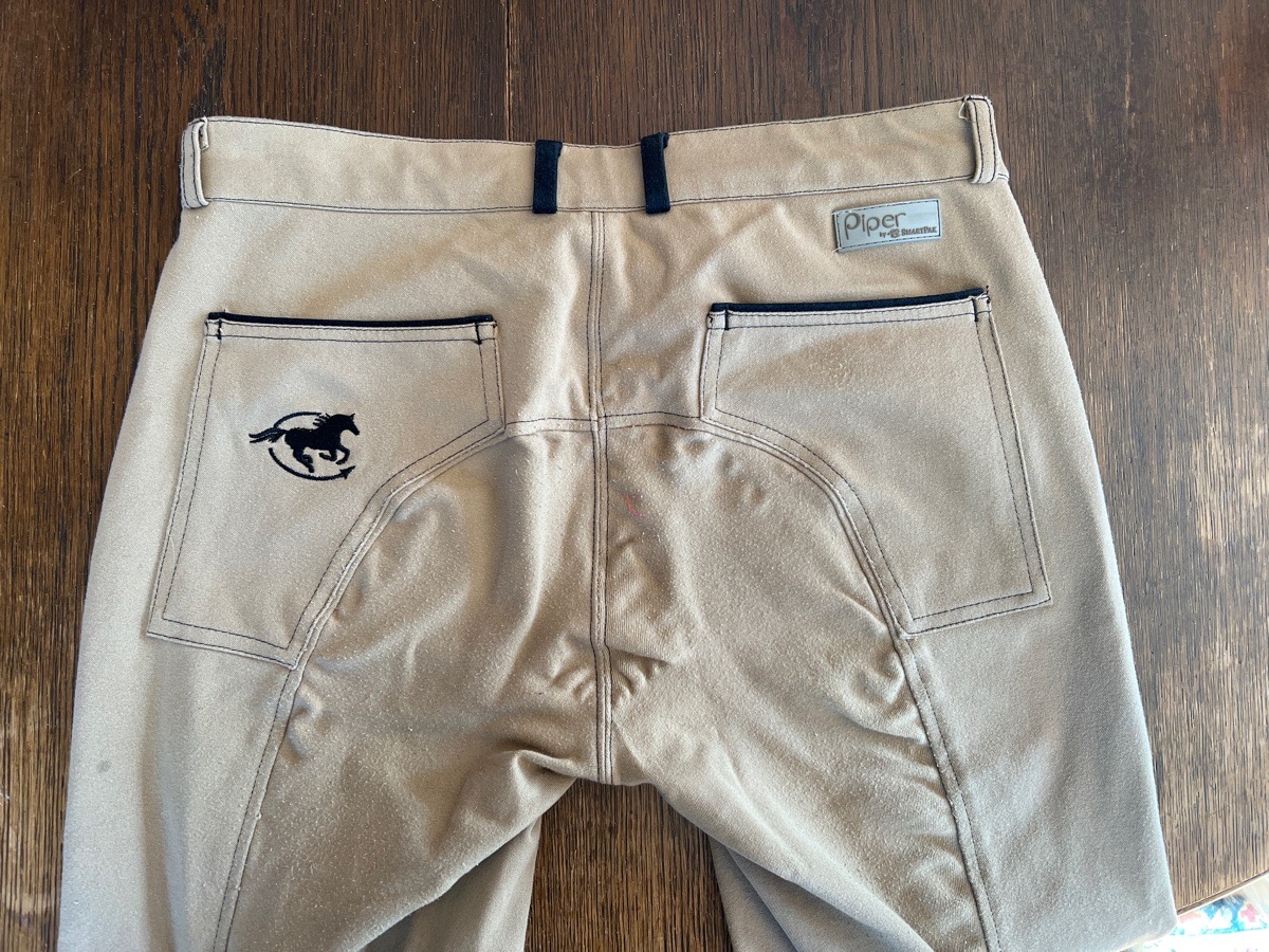 SmartPak low rise knee patch piper breeches 