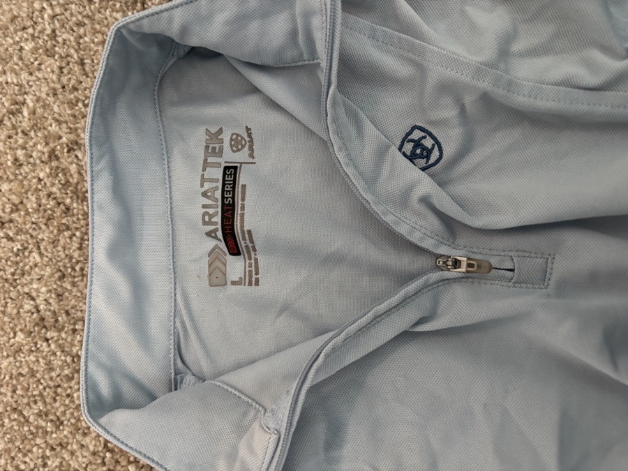 Ariat heat series riding shirt girls L