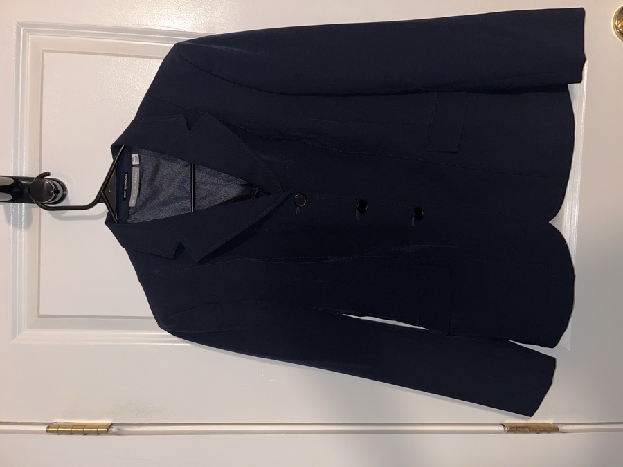 RJ CLASSICS Women’s Skylar 37.5 Grey Label Show Coat- Navy