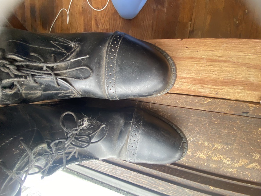 English tall boots size 9