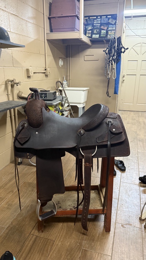 Scott Thomas custom ranch saddle
