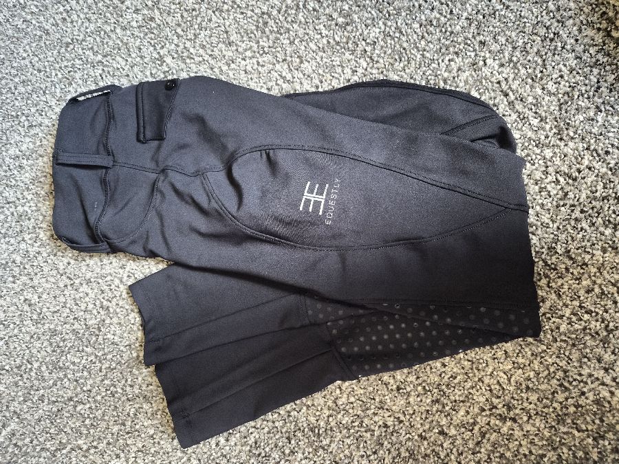 Equestly Lux GripTEQ Black Riding Pants