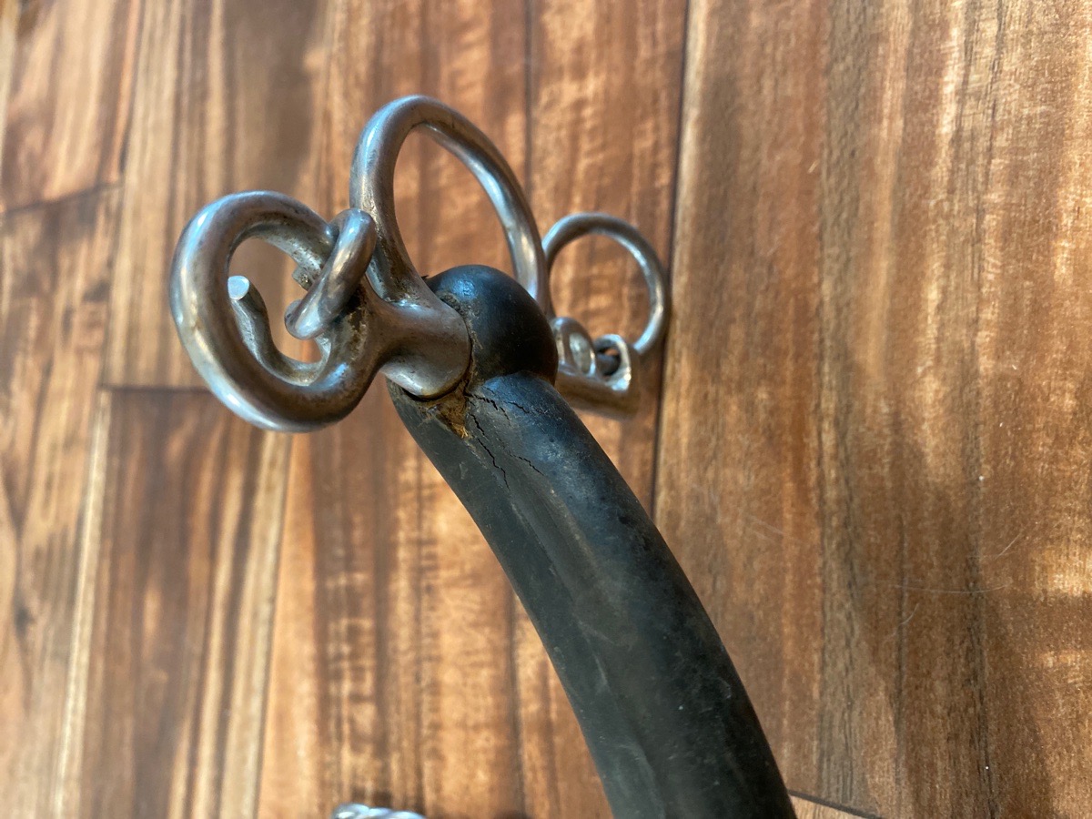 Rubber Mullen Mouth Pelham 5”