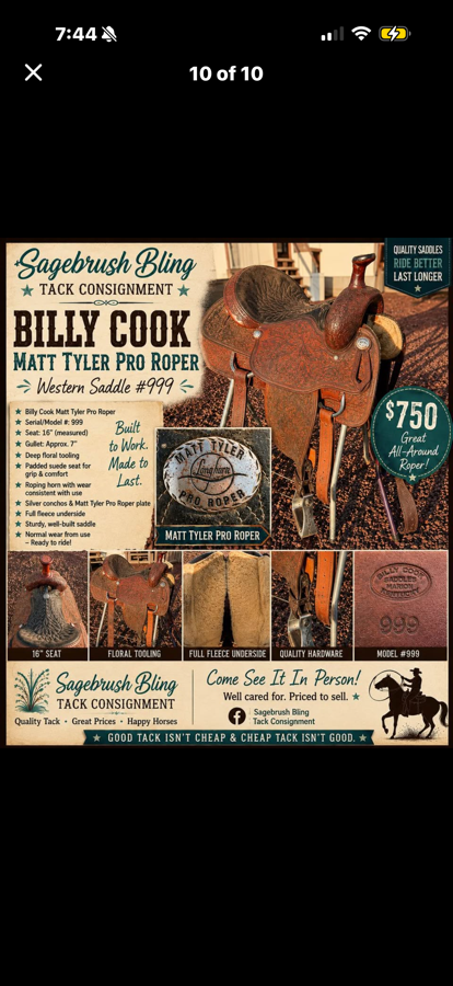 BILLY COOK | 15.5" | 7" Tree Size