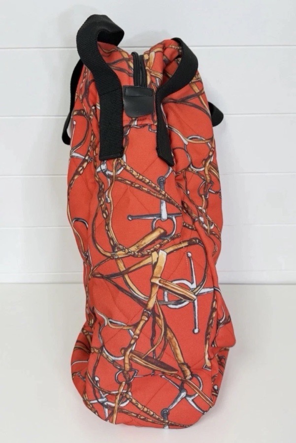 AWST Lila Snaffle Bit Bridles Tall Riding Boot Bag Red Equestrian