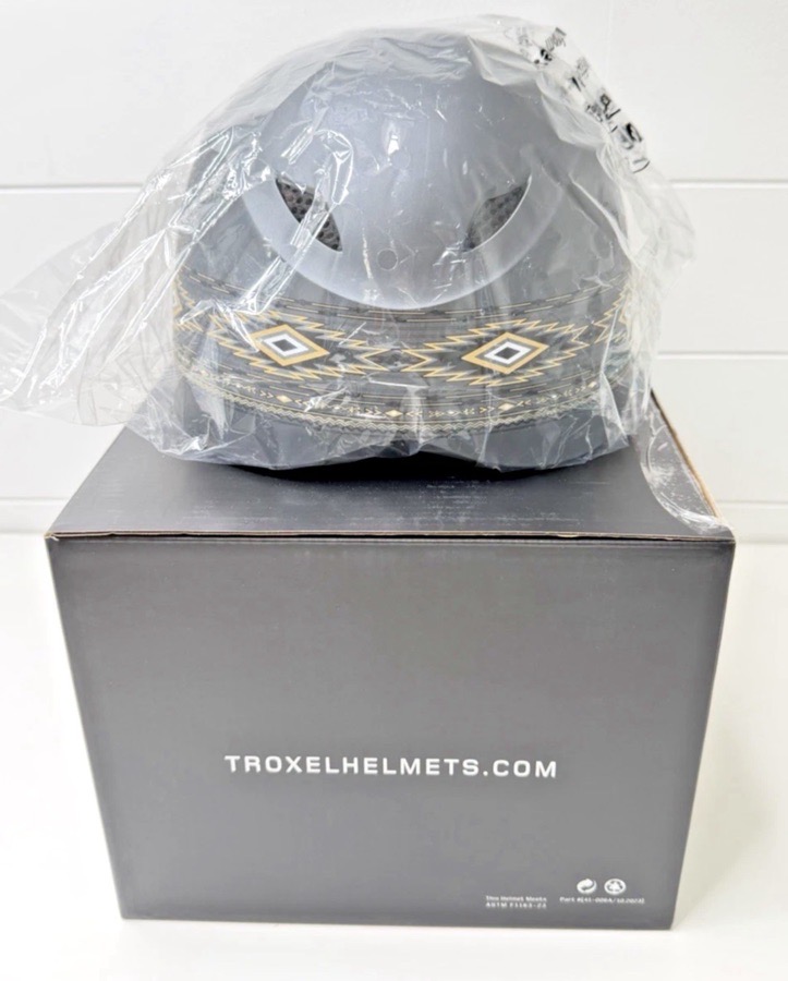 Troxel Rebel Navajo Riding Helmet Small Black ASTM/SEI Equestrian Helmet