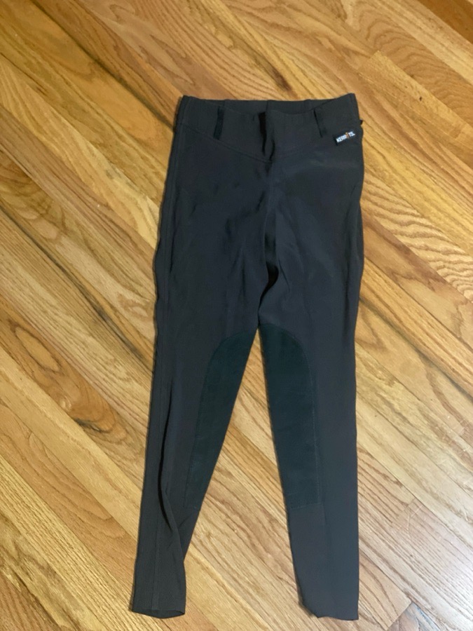 Kerrits green riding tights 