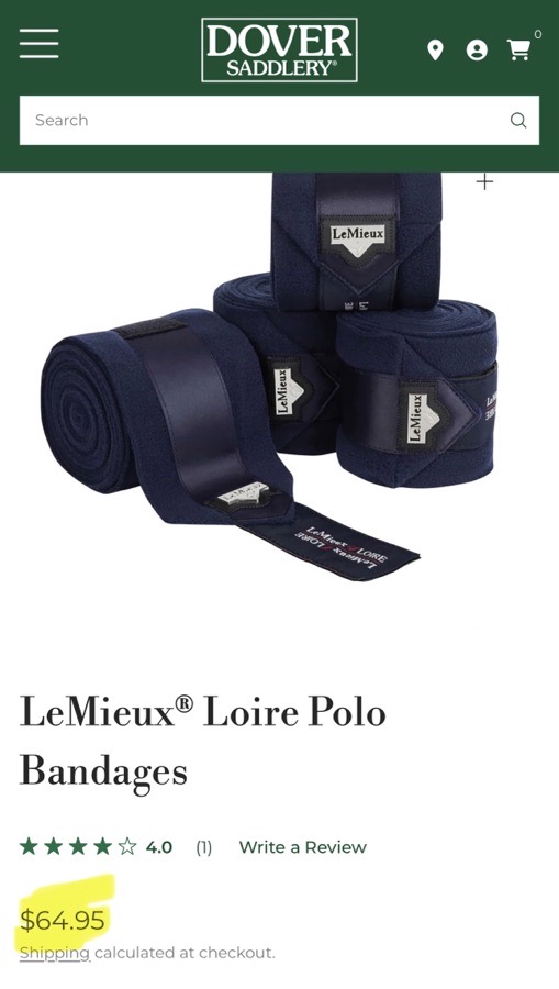 Lemieux Loire Polo Wrap 💙