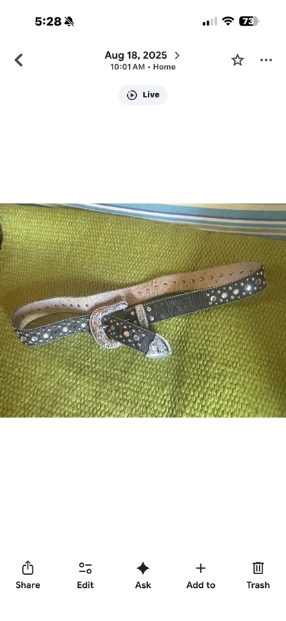 Bling belt