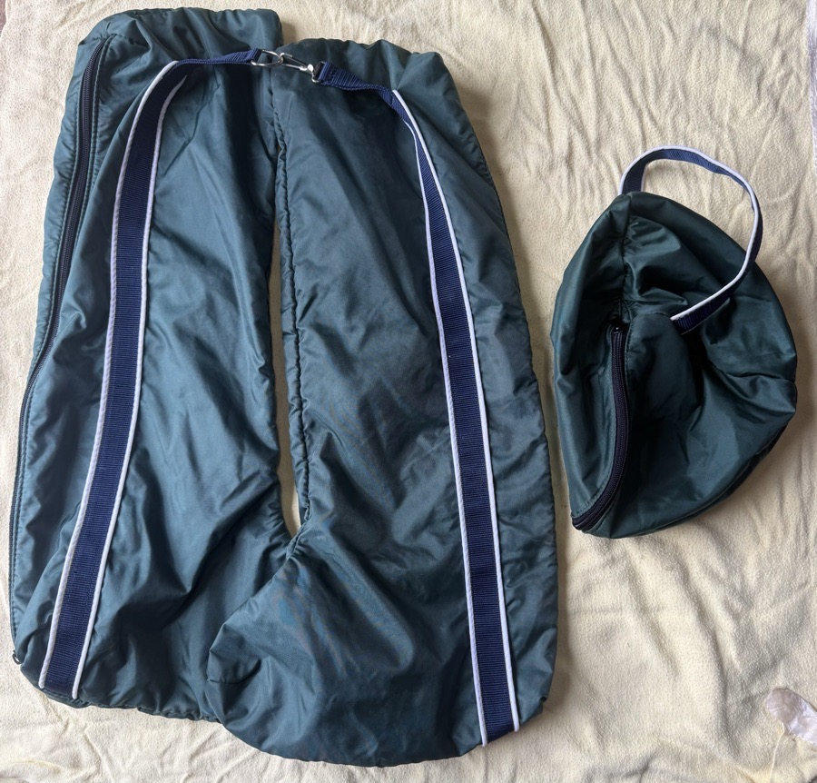 DOVER SADDLERY tall boot and helmet bags