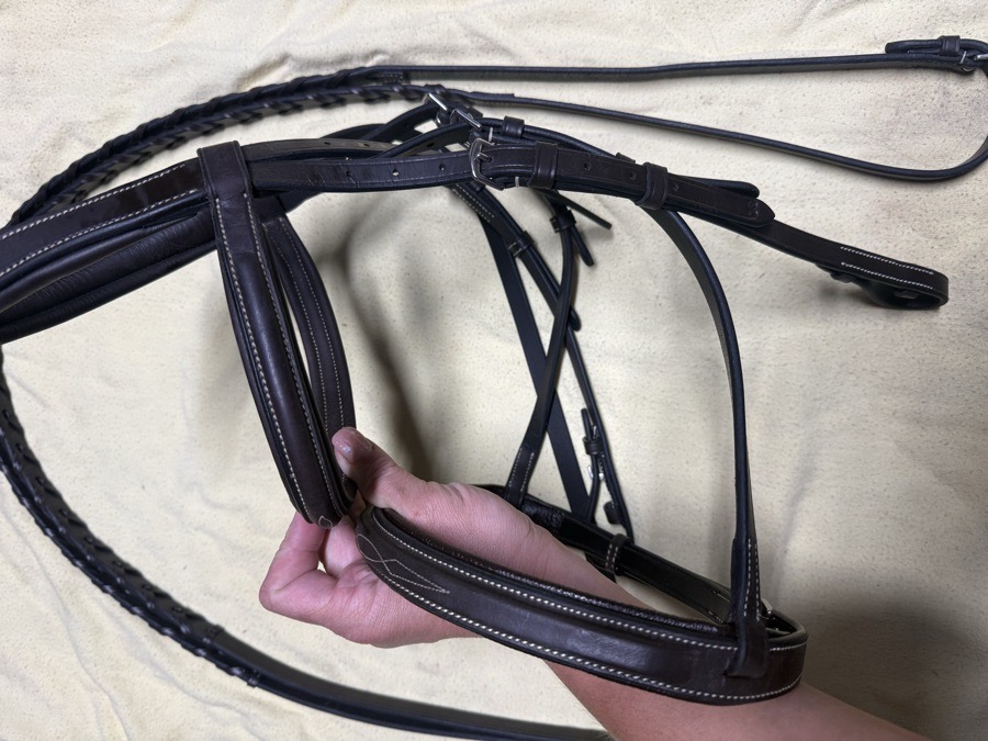 OS fancy stitch hunter bridle