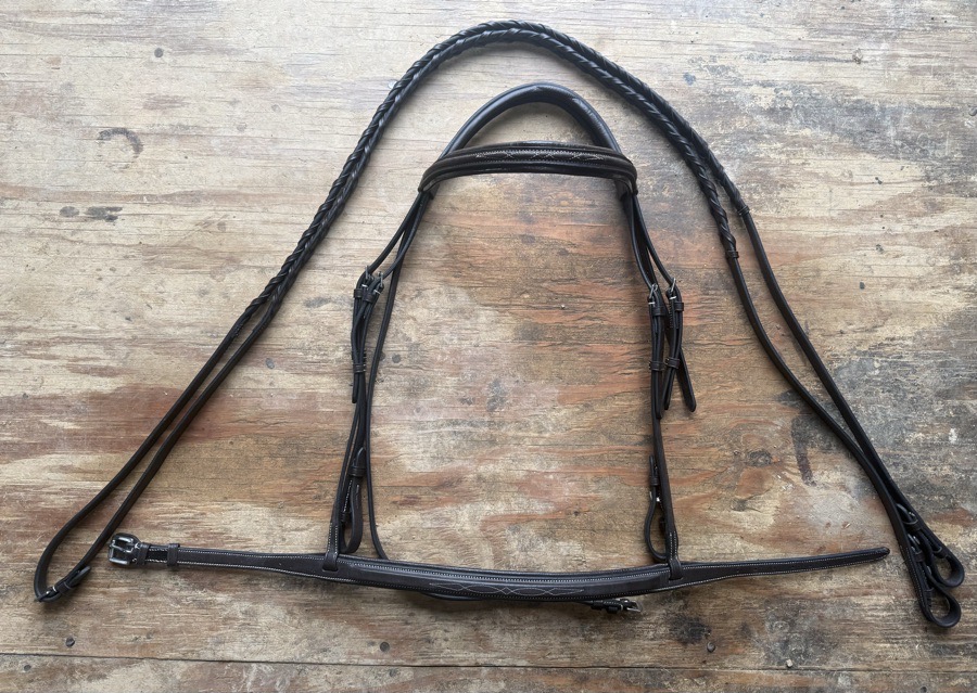 OS fancy stitch hunter bridle