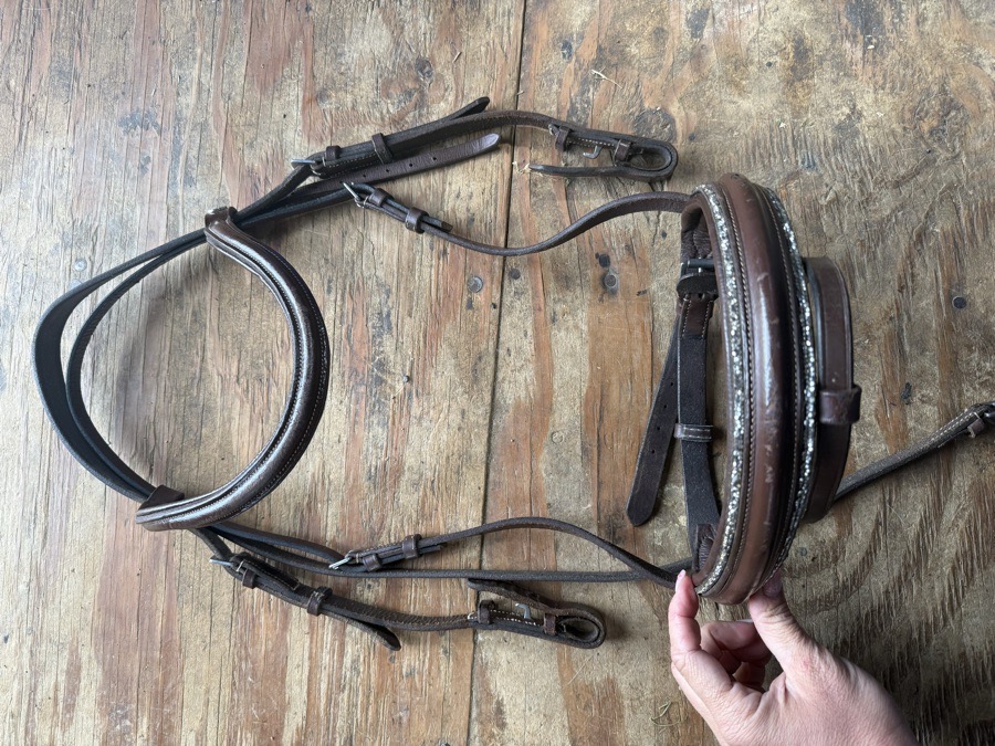 blingy cob bridle