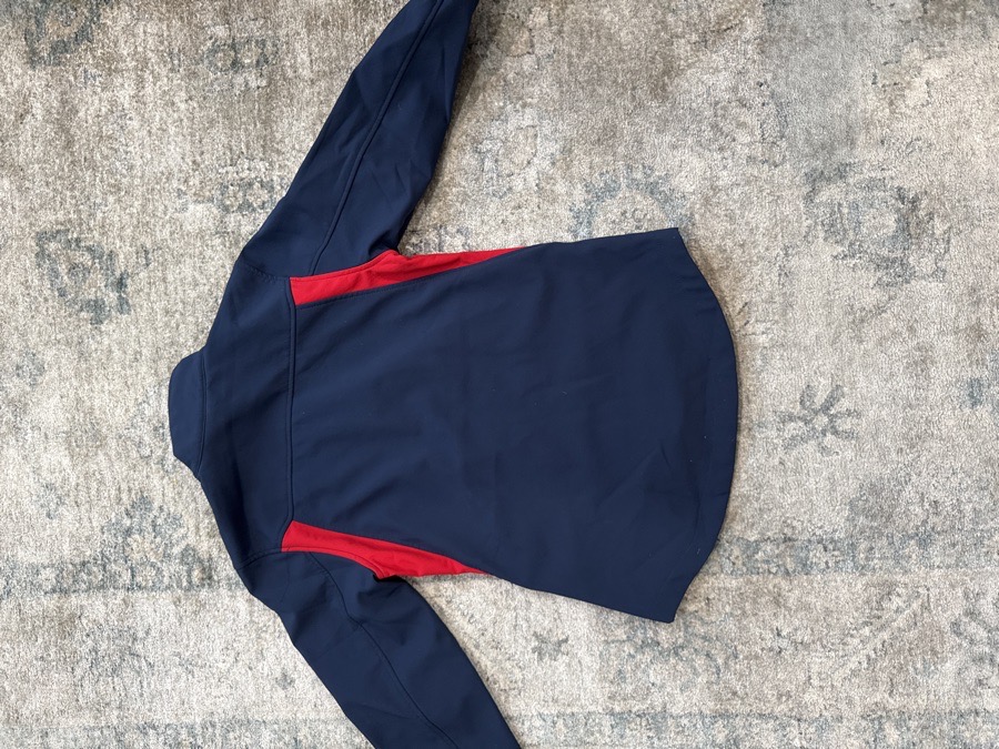 Women’s extra small, red and blue Ariat jacket 