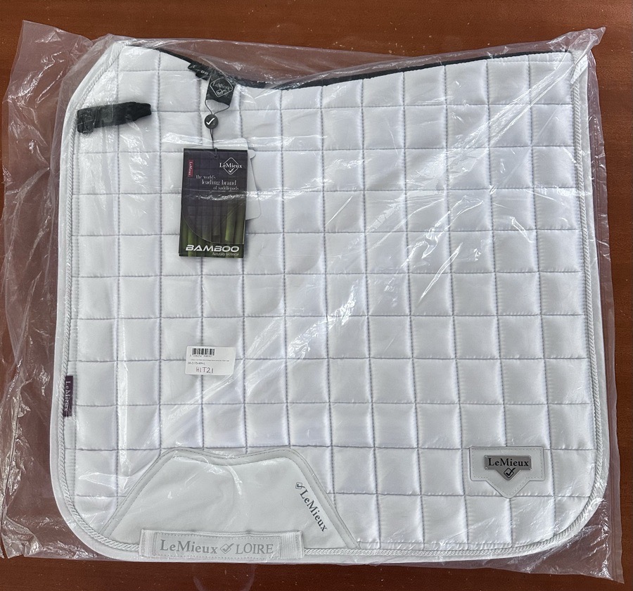 LeMieux Loire Dressage Saddle Pad White