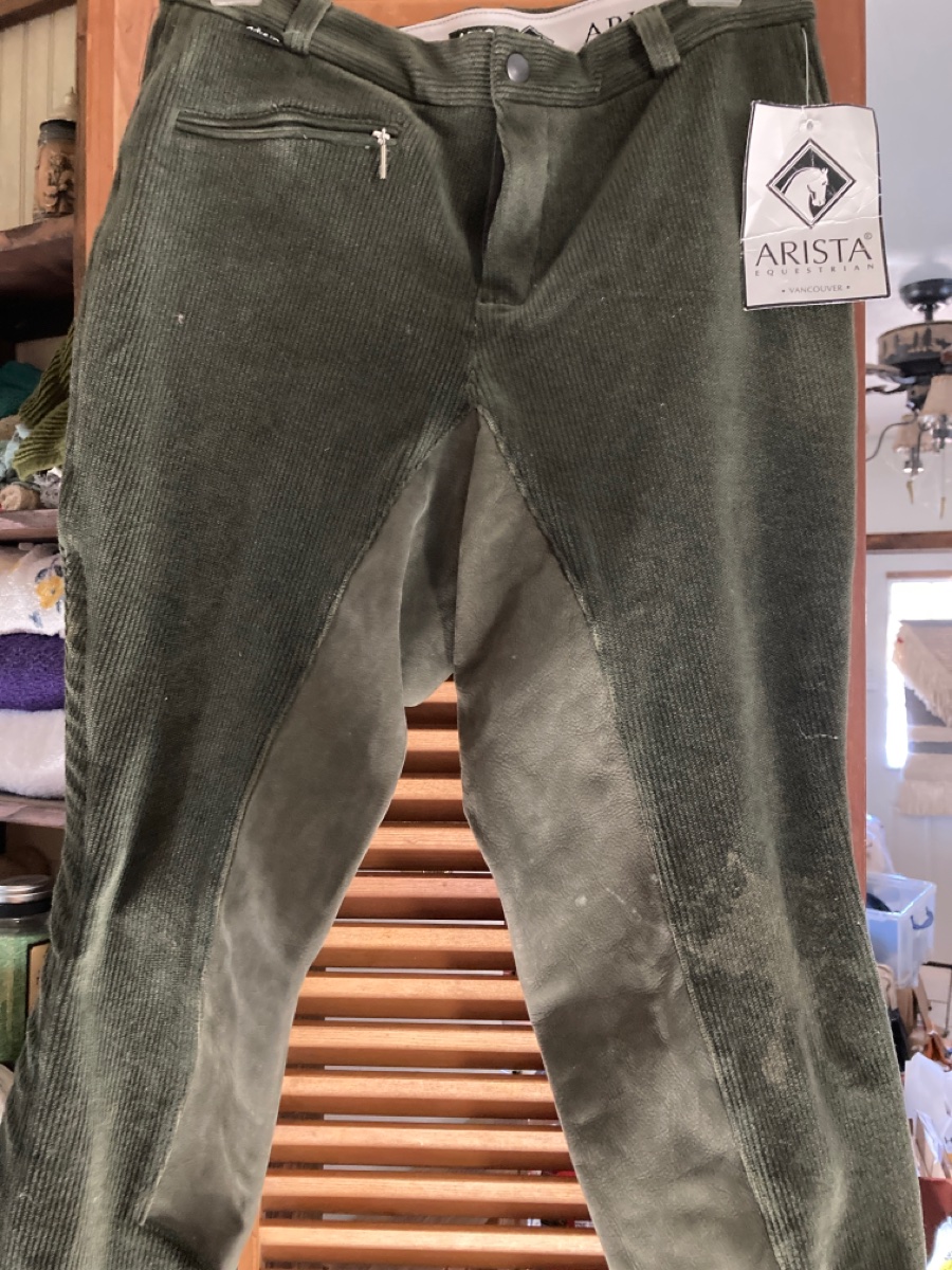 Arista full seat leather breeches 30T NWT