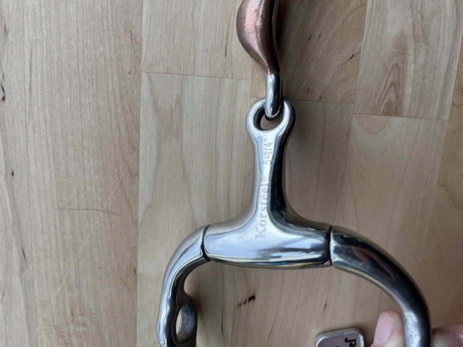 Korsteel Stainless Steel Quarter Moon Jointed Gag Bit