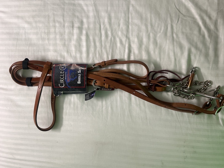 Reinsman Circle R Leather Bridle Set