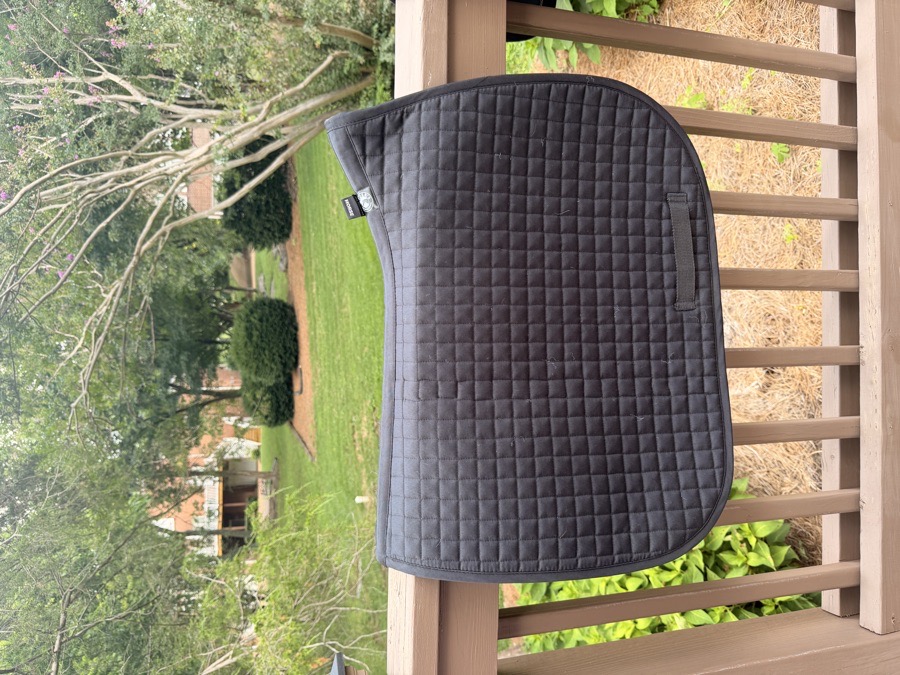 Riders international black saddle pad