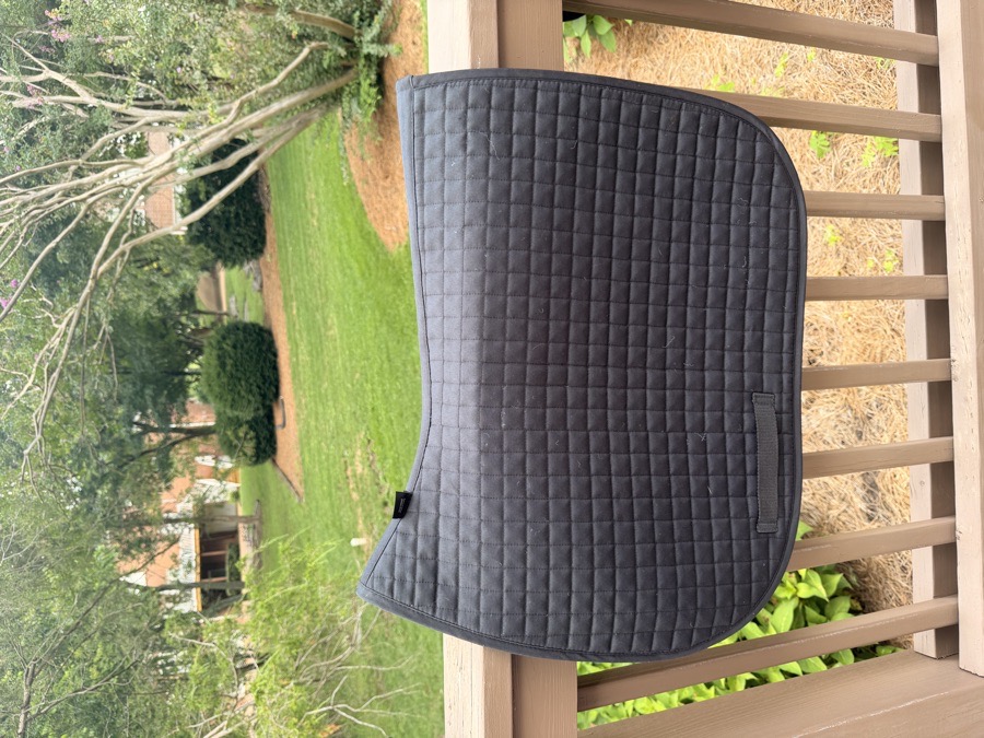 Riders international black saddle pad