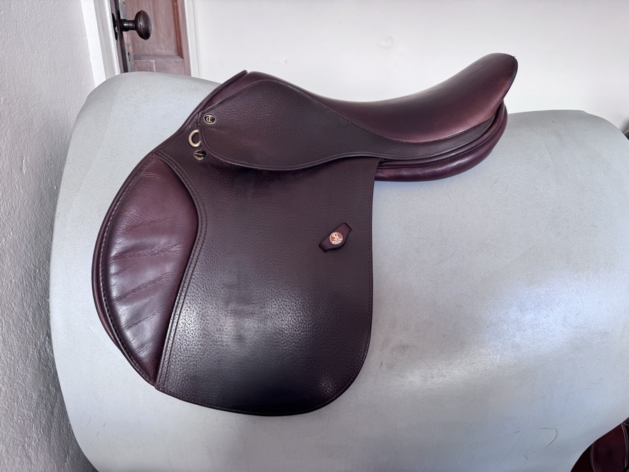 17.5” Tad Coffin A5G2 SmartRide Saddle - Grain/Calf