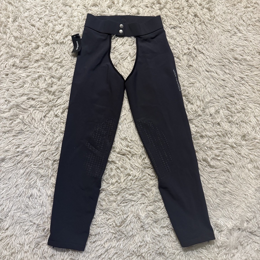 New Small Grey Kingsland Horseback Riding Softshell Full Chaps