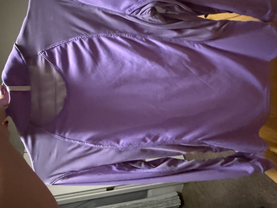 Fits lavender sunshirt