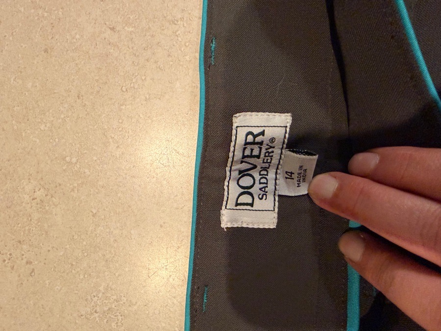 Dover girls youth breeches