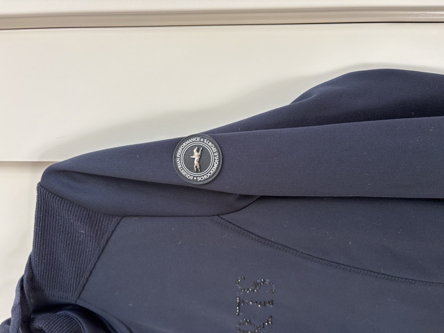Schockemohle Sports Rhianna Navy Full Zip Equestrian Jacket Riding Size S