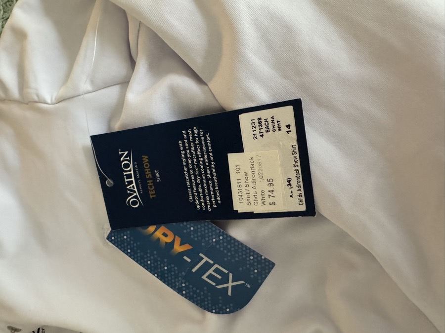 Ovation Youth XL Show Shirt