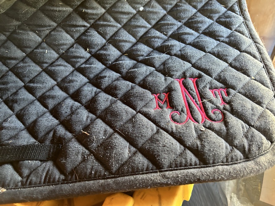Black Saddle Pad 