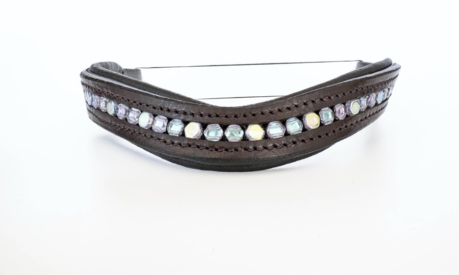 Pony Iridescent Beaded Browband 