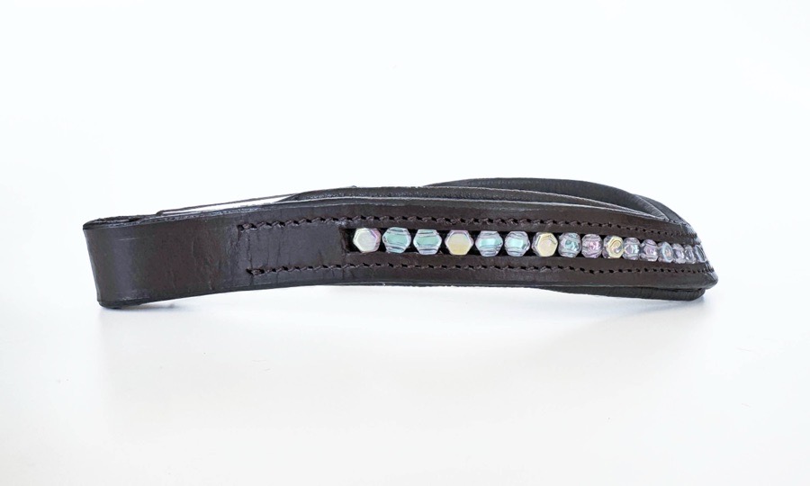 Pony Iridescent Beaded Browband