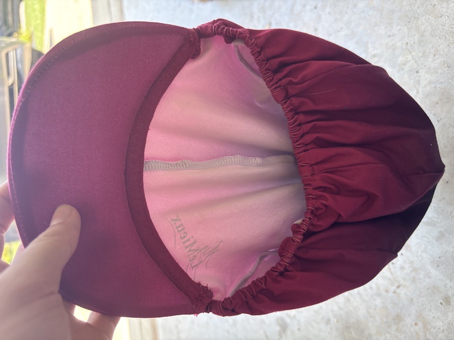 LeMieux silk hat pom mulberry spectrum