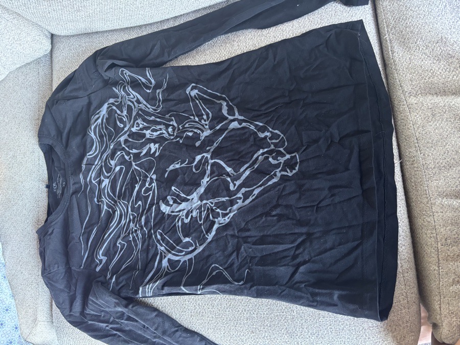 EQl by kerrits black horse shirt