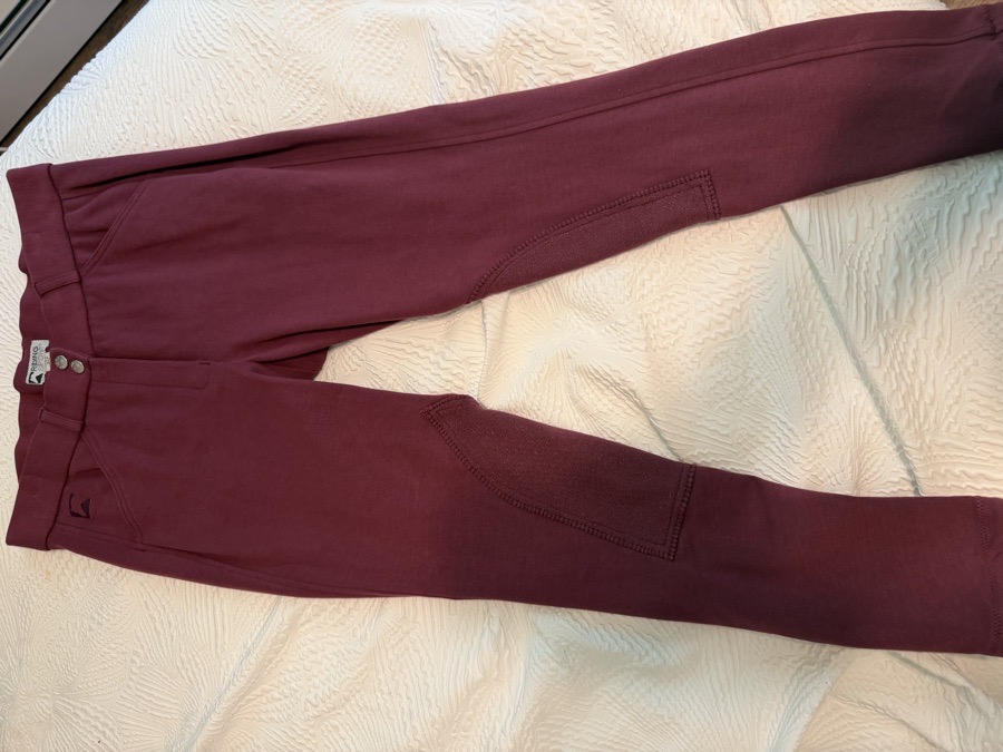 RIDING SPORT synthetic knee patch breeches