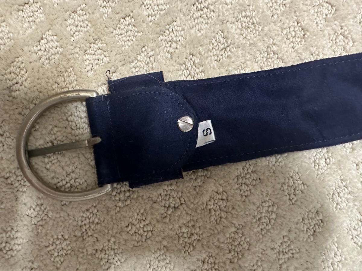 Navy Blue Equine Couture Belt