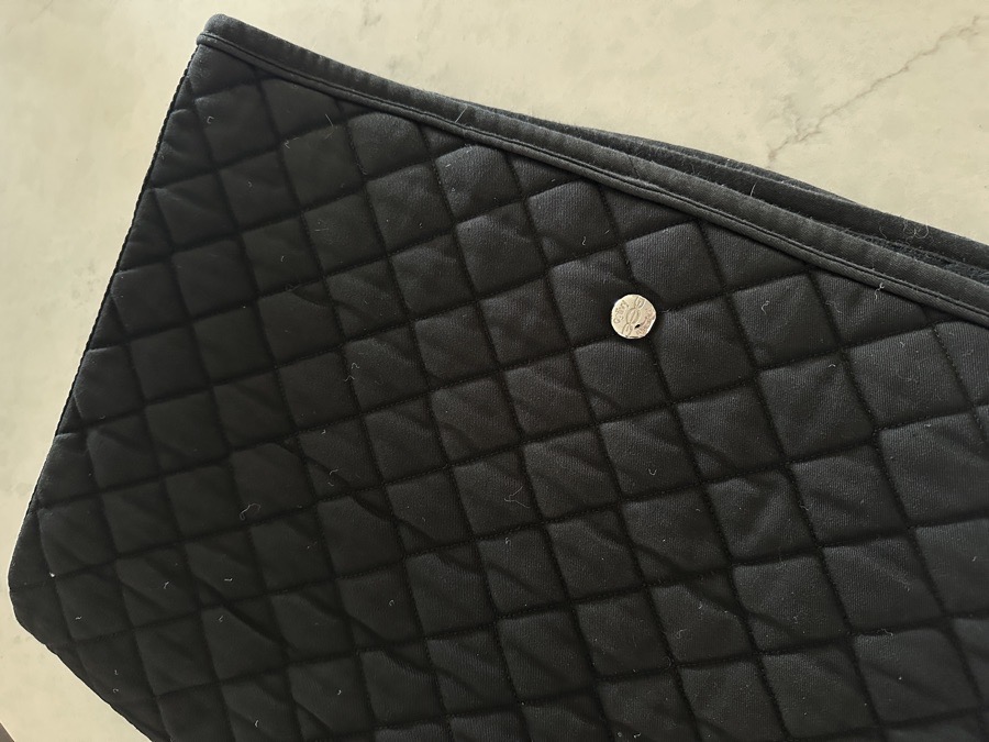 Ogilvy - Large Profile Pad w/ Girth Loops - Solid Black